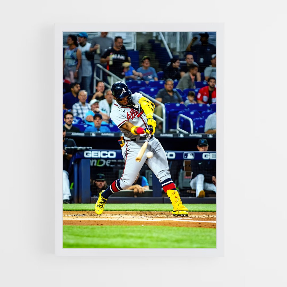 Poster Ronald de acuna – affiche Baseball (vue 3)